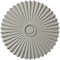 Ekena Millwork Shakuras Ceiling Medallion (For Canopies up to 5 3/4"), Hand-Painted Pot of Cream, 33 7/8"OD x 2"P CM34SHPCF - alternate 1